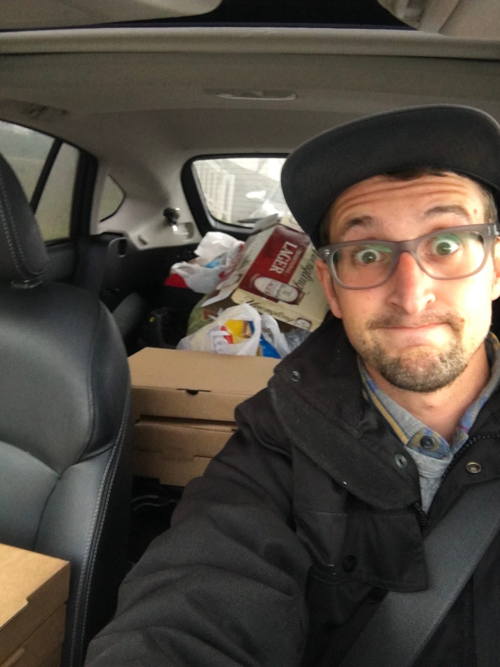 Typical Meetup car, Oct 2018