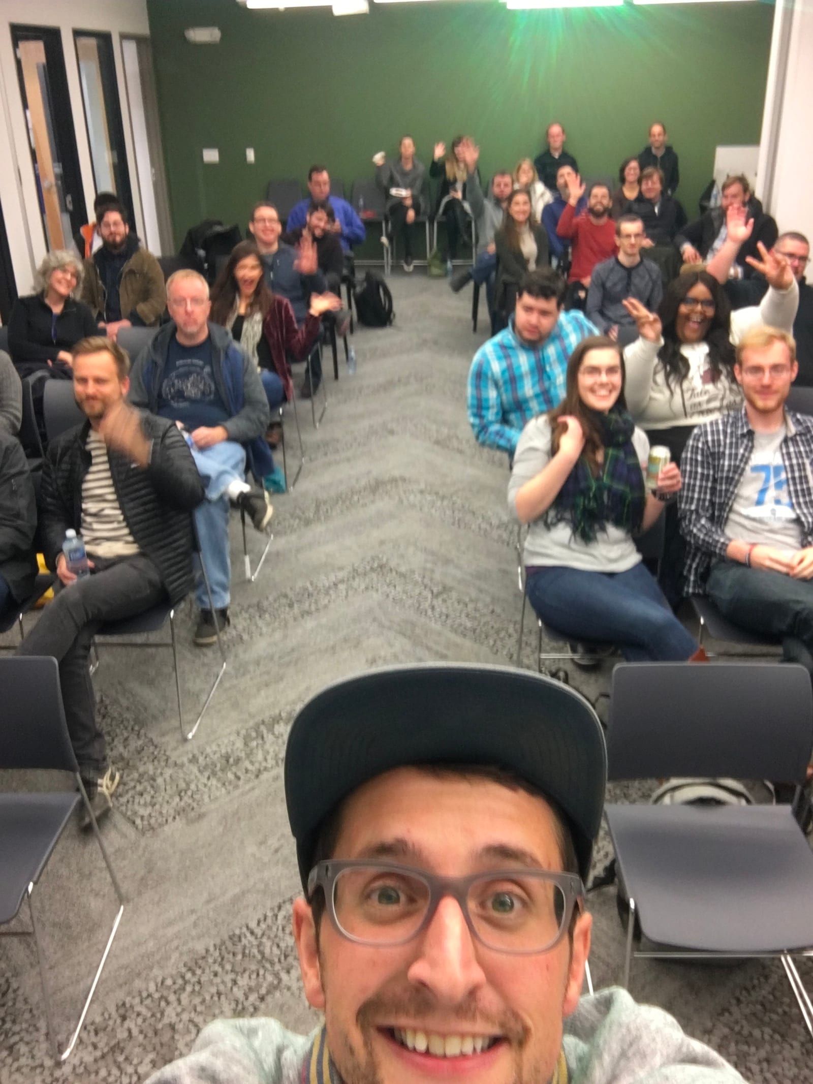 A room full of friends, Oct 2018