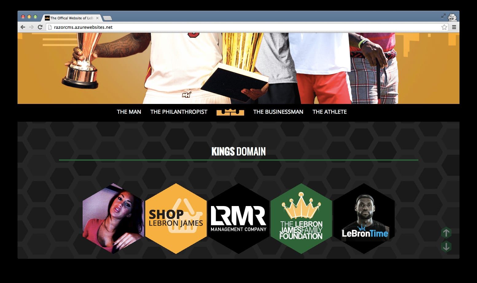 While exploring, I even found their staging environment… 2014